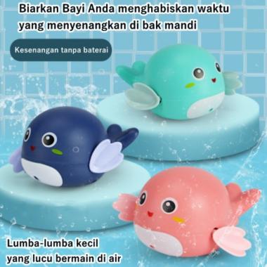 mainan anak mandi baby lumba lumba penyu bisa beranang tiktok viral