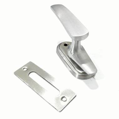 Rambuncis Kunci jendela Aluminium Kayu / Grendel Handle Kunci Slot