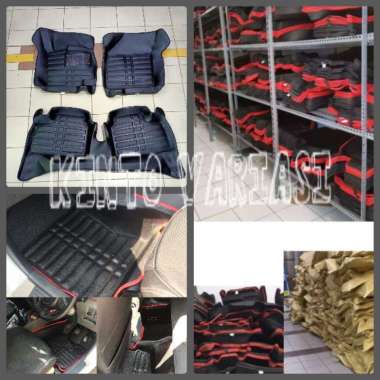 Karpet Mobil 5D Premium Suzuki Ignis 2 Baris Merah