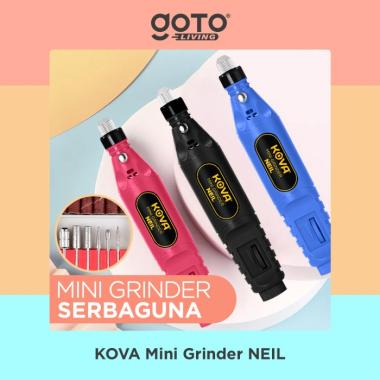 Kova Neil Mesin Bor Mini Grinder Gerinda Alat Kikir Ukir Grafir Kuku BLUE warna