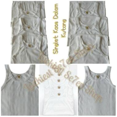 Singlet Kaos Dalam Kutang Anak Putih (12-15 tahun) Bentata Little Bear Cewe