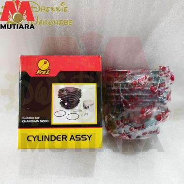 Blok Komplit Piston Mesin Chainsaw Potong Kayu 5200