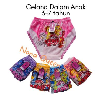 CD Anak Perempuan 3-4 Tahun Celana Dalam Anak Cewek YN S
