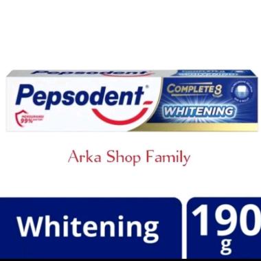 PEPSODENT Pasta Gigi Complete 8 Whitening 190g