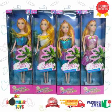 MAINAN ANAK BONEKA SOLID BETTY BERBIEE CANTIK GIRL 1 PCS TERMURAH GIRL