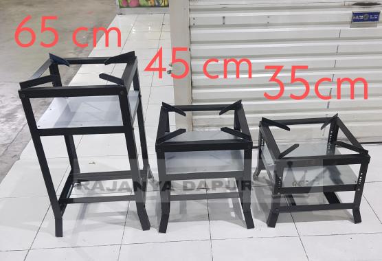 Jagrak kompor tinggi 65cm - meja kompor - meja siku - jagrak kompor cor - meja kompor depot