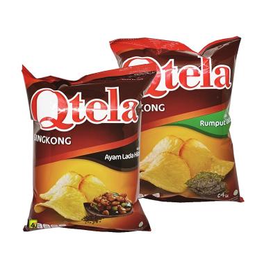QTELA - Keripik Singkong - 100gr RUMPUT LAUT
