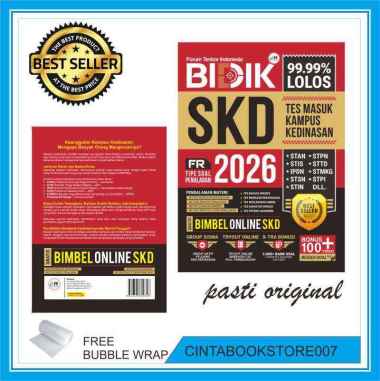 BUKU SKD KEDINASAN 2026 BIDIK 99,99% LOLOS SKD KEDINASAN 2026 TERBARU