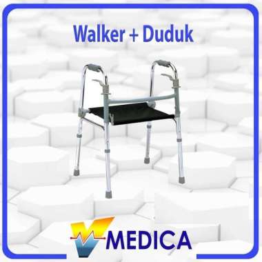 Walker Duduk merk Gea/Alat Bantu Jalan/Tongkat/Walker Geser