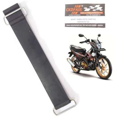 CKDPASS Karet Sabuk Aki Rx King Satria FU 150cc Mio Tali Pengikat Accu Satria FU 150cc