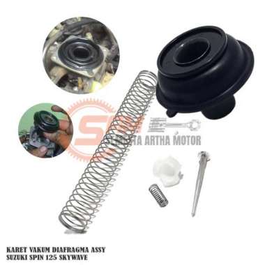 Karet Vakum Diafragma Assy Suzuki Spin 125 Skywave Karburator Jarum