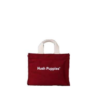 Hush Puppies Tas Wanita Canvas Tote Bag S Maroon Maroon