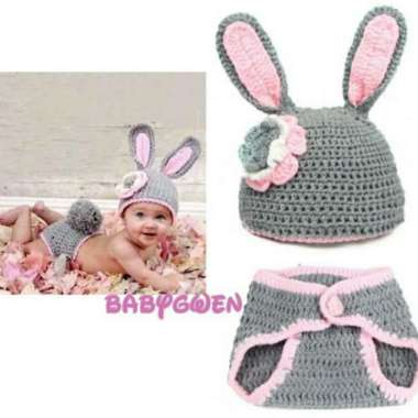 KOSTUM KELINCI - kelinci abu