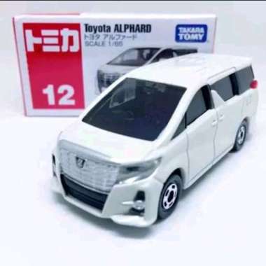 TOMICA TOYOTA ALPHARD PUTIH WHITE #12 TAKARA TOMY DIECAST MOBIL MPV FORMAL NYAMAN MEWAH LUXURY CAR