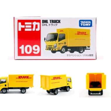 TOMICA DHL TRUK TAKARA TOMY EXPEDITION TRUCKS DIECAST MOBIL TRUK EXPEDISI DHL EKSPEDISI KURIR SPRINT