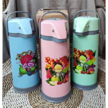 Termos pencet/termos air panas sunflask 2.5 liter/termos pompa air panas/thermos