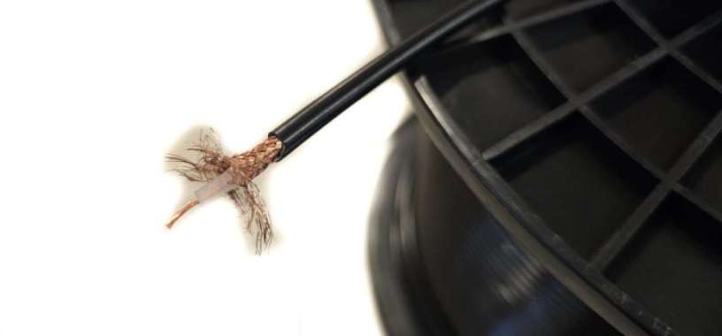 RFCOM Kabel Koaksial RG58 Roll Serabut Coaxial Cable Antena RG-58