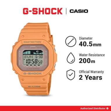 G-Shock Jam Tangan Wanita GLX-S5600-4DR Original Digital Orange