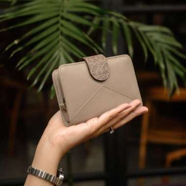 VERISH Cantika Wallet Motif - Dompet Lipat Wanita Lucu Kecil Original Branded 100% Kulit Sapi Asli O