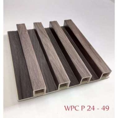 WPC Eco Wall Art Vertical Panel / Dekor minimalis Ruangan PVC - Medan wpc 24-49