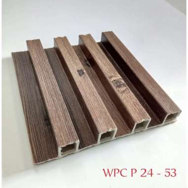 WPC Eco Wall Art Vertical Panel / Dekor minimalis Ruangan PVC - Medan wpc 24-53