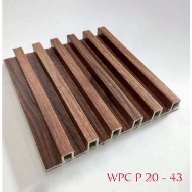 WPC Eco Wall Art Vertical Panel / Dekor minimalis Ruangan PVC - Medan wpc 20-43