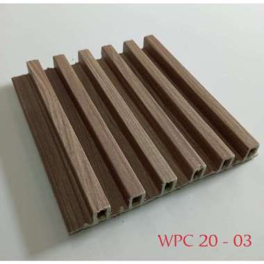 WPC Eco Wall Art Vertical Panel / Dekor minimalis Ruangan PVC - Medan wpc 20-03
