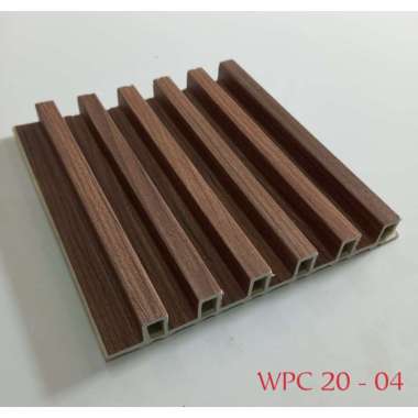 WPC Eco Wall Art Vertical Panel / Dekor minimalis Ruangan PVC - Medan wpc 20-04