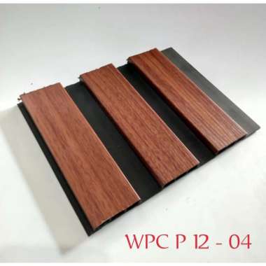 WPC Eco Wall Art Vertical Panel / Dekor minimalis Ruangan PVC - Medan wpc 12-04