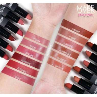 Make Over Color Hypenose Creamy Lipmatte - Lipstick Make Over 09 Undercover