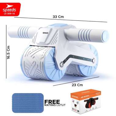 Ab Wheel Ab Roller Wheels 009-16 biru