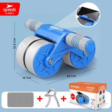 Ab Wheel Ab Roller Wheels 009-1 Biru