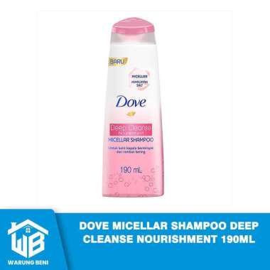 Dove Micellar Shampoo Deep Cleanse Nourishment 190ml