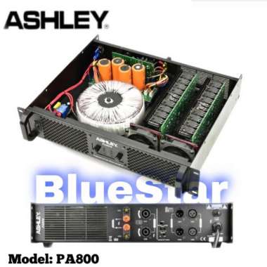 Power Ashley PA800 Original Amplifier Ashley PA 800 Class H Multicolor