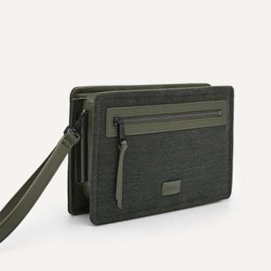 PM011 TAS KECIL PRIA PEDRO CLUTCH BAG ORIGINAL ASLI ORI TERBARU GREEN