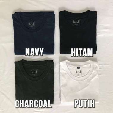 Kaos Polos Lengan Pendek Cotton Combed 30s - Kaos Polos Pria- Baju Kaos Polos Wanita - Baju Polos XL