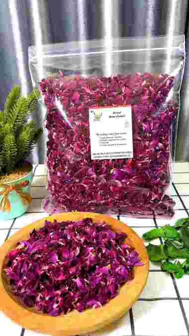 Dried Rose Petal Bunga Mawar Kering 250 GRAM