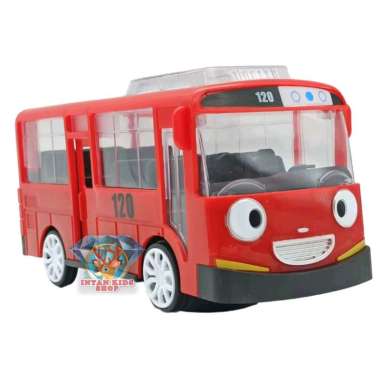 MAINAN ANAK B/O BIS TAYYO THE LITTLE BUS TANO STATION 333-210 Kemasan Biasa merah