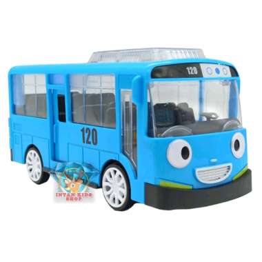MAINAN ANAK B/O BIS TAYYO THE LITTLE BUS TANO STATION 333-210 Kemasan Bubblewrap biru