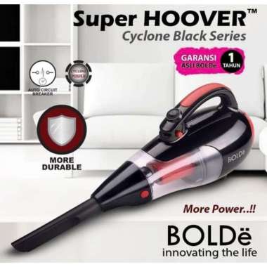 Bolde Vacum Cleaner Super Hoover Cyclone - Super Hoover - Vacum Bolde M Hitam