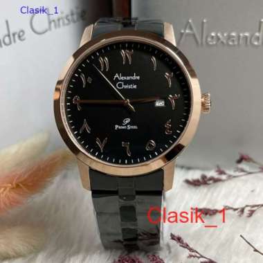 Original 100%!! Alexandre Christie Pria AC 1024 AC1024 Rantai Garansi Resmi - Silver Garansi Resmi 1
