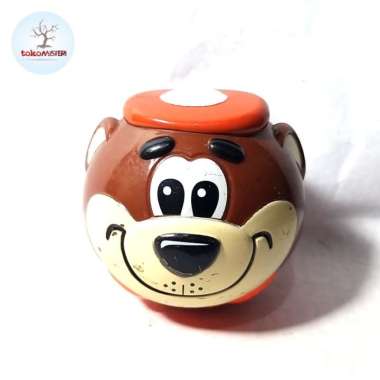 Maskot Anw AW Beruang Root Bear Roller Ball Unik Jadul Mascot Old Toys