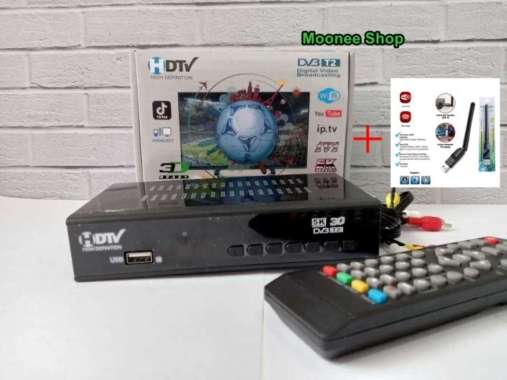 Terbaik Set Top Box Tv Digital Receiver Tv Digital Android Tv Box STB + DONGLE