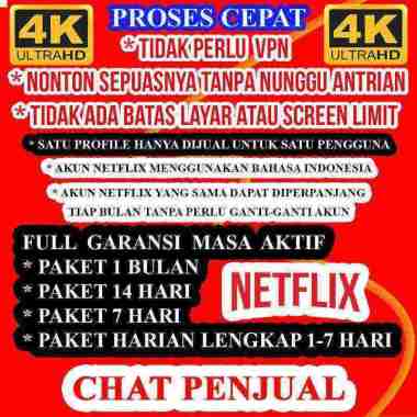 ANTI SCREEN LIMIT NETFLIX PRIVATE 1 BULAN