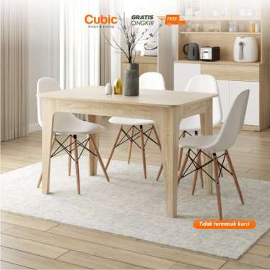 Cubic Meja Makan Minimalis / Dining Table / ELENA DT 120