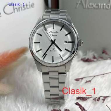 Original 100%!! Alexandre Christie Wanita AC 1027 AC1027 Rantai Silver Garansi Resmi 1 Tahun