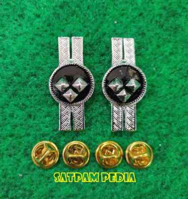 Monogram Kerah PNS Polri Gol 2C - Pin Kerah PNS Polri Gol 2C