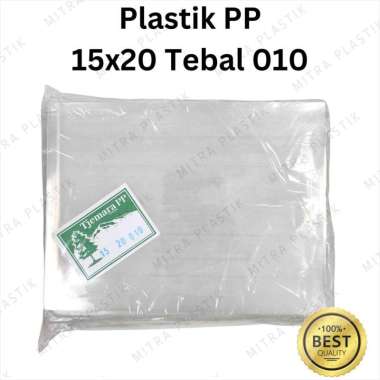 Plastik PP Tebal 010 15x20 Kantong Bening Transparan Snack Keripik Murah