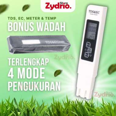 Alat Ukur TDS EC Meter Suhu Air Digital Hidroponik Akuarium Aquascape
