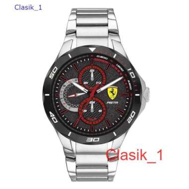 Original 100%!! Jam Tangan Pria Ferrari Scuderia Pilota Pista 0830726 Garansi Resmi 2 Tahun